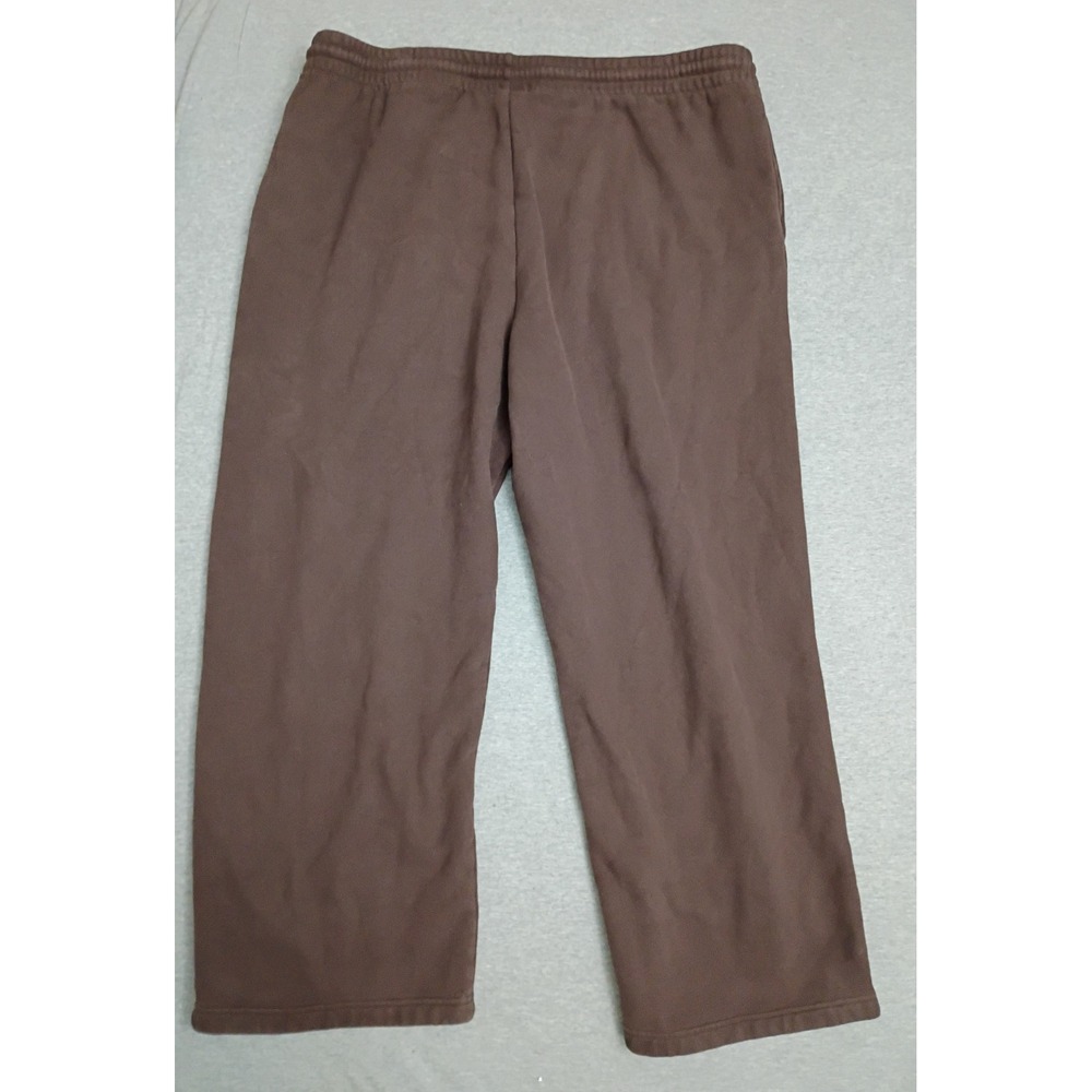 Aritzia Sweatfleece Boyfriend Fit Sweatpants Brown 2XL Wide Leg Joggers - Picture 2 of 9